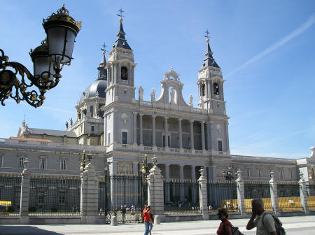 Almudena Cathedral in Madrid Spain