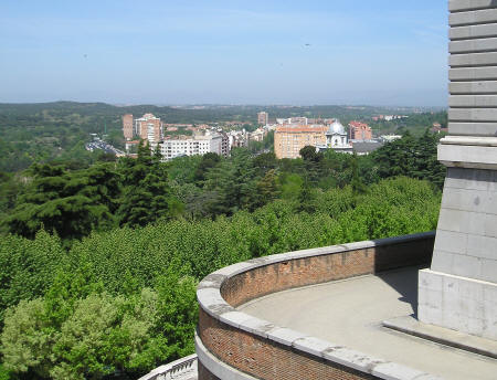 Campo del Moro in Madrid Spain