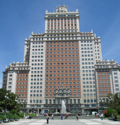 Edificio Espana in Madrid Spain