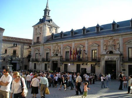 Plaza de la Villa in Madrid Spain