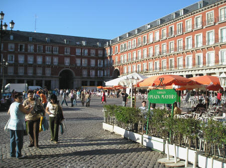 Plaza Mayor in Madrid Spain