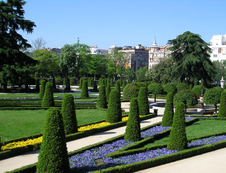 Retiro Park District of Madrid Spain